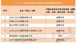 山東十二五關停水泥企業23家 