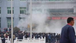 天瑞集團(tuán)派 600多人手持棍棒、斧頭沖擊山水總部