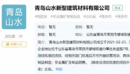 山水水泥于青島建“山水新建”公司，持股100%！