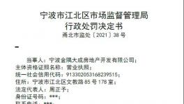 27.3萬！金隅地產(chǎn)項目違反