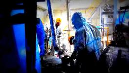 時間緊、任務重，生料磨運行異常，緊急搶修進行時......