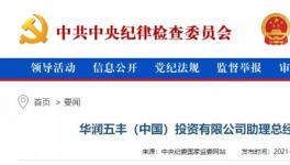 華潤一高管涉嫌違法，曾在華潤水泥廠任職！