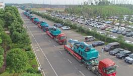 批量出口非洲！山河智能一體化潛孔鉆機(jī)助力“一帶一路”建設(shè)